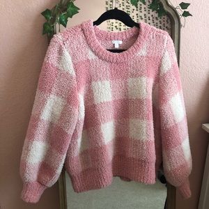 Plaid sweater